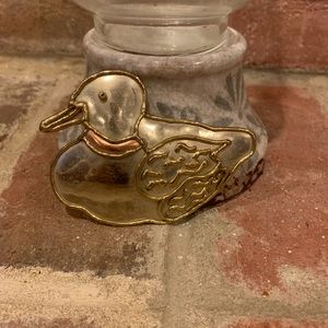 Duck brooch